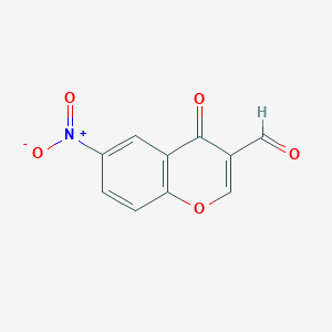 molecular formula C10H5NO5 B181363 3-Formyl-6-nitrochromone CAS No. 42059-80-3