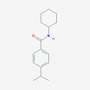 molecular formula C16H23NO B181364 N-cyclohexyl-4-isopropylbenzamide CAS No. 544427-14-7