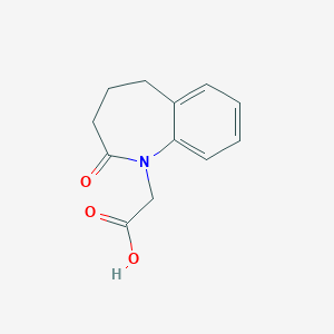 B181367 2-(2-oxo-2,3,4,5-tetrahydro-1H-1-benzazepin-1-yl)acetic acid CAS No. 131607-93-7
