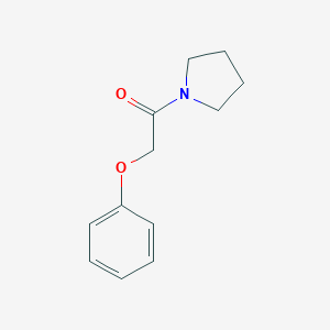 molecular formula C12H15NO2 B181370 1-(苯氧基乙酰基)吡咯烷 CAS No. 112283-41-7