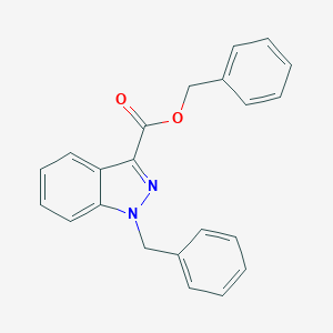 molecular formula C22H18N2O2 B181382 1-苄基-1H-吲唑-3-羧酸苄酯 CAS No. 174180-54-2