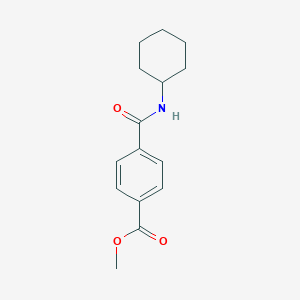 molecular formula C15H19NO3 B181401 甲基4-(环己基氨甲酰)苯甲酸甲酯 CAS No. 245679-66-7