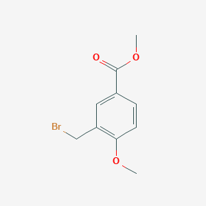 molecular formula C10H11BrO3 B181451 甲基3-(溴甲基)-4-甲氧基苯甲酸甲酯 CAS No. 142031-88-7