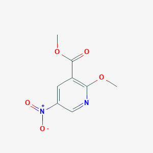 molecular formula C8H8N2O5 B181460 2-甲氧基-5-硝基烟酸甲酯 CAS No. 122433-50-5