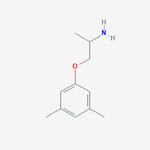 molecular formula C11H17NO B181488 2-(3,5-二甲基苯氧基)-1-甲基乙胺 CAS No. 117322-93-7