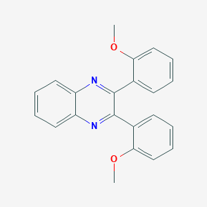 molecular formula C22H18N2O2 B181512 2,3-Bis(2-methoxyphenyl)quinoxaline CAS No. 183378-00-9