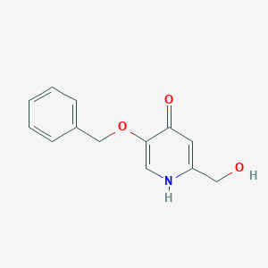 molecular formula C13H13NO3 B181519 5-(Benzyloxy)-2-(hydroxymethyl)pyridin-4-ol CAS No. 165948-37-8