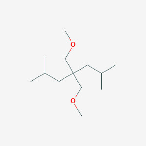 molecular formula C13H28O2 B181526 4,4-Bis(methoxymethyl)-2,6-dimethylheptane CAS No. 129228-07-5