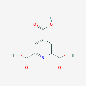 molecular formula C8H5NO6 B181545 吡啶-2,4,6-三羧酸 CAS No. 536-20-9