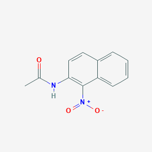 molecular formula C12H10N2O3 B181549 N-(1-硝基萘-2-基)乙酰胺 CAS No. 5419-82-9
