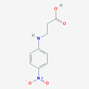 molecular formula C9H10N2O4 B181553 N-(4-硝基苯基)-β-丙氨酸 CAS No. 35005-61-9