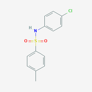 molecular formula C13H12ClNO2S B181583 Benzenesulfonamide, N-(4-chlorophenyl)-4-methyl- CAS No. 2903-34-6