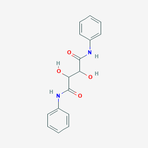 molecular formula C16H16N2O4 B181626 2,3-dihydroxy-N,N'-diphenylbutanediamide CAS No. 4608-36-0