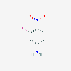 molecular formula C6H5FN2O2 B181641 3-氟-4-硝基苯胺 CAS No. 2369-13-3