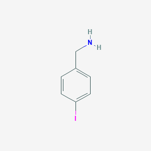 molecular formula C7H8IN B181653 4-碘苄胺 CAS No. 39959-59-6