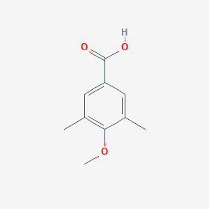 molecular formula C10H12O3 B181661 3,5-Dimethyl-4-methoxybenzoic acid CAS No. 21553-46-8