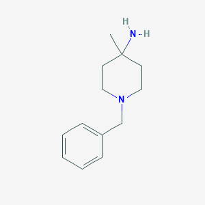 molecular formula C13H20N2 B181681 1-苄基-4-甲基哌啶-4-胺 CAS No. 163271-06-5
