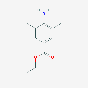 B181712 Benzoic acid, 4-amino-3,5-dimethyl-, ethyl ester CAS No. 3095-47-4