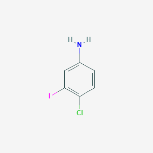 molecular formula C6H5ClIN B181719 4-氯-3-碘苯胺 CAS No. 573764-31-5