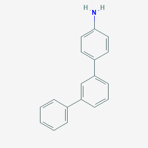 molecular formula C18H15N B181726 4-(3-Phenylphenyl)aniline CAS No. 5728-67-6