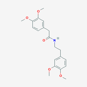 molecular formula C20H25NO5 B181736 N-(3,4-Dimethoxyphenethyl)-2-(3,4-dimethoxyphenyl)acetamide CAS No. 139-76-4
