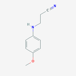 3-(4-Methoxyanilino)propanenitrile