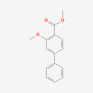 molecular formula C15H14O3 B181749 3-甲氧基-[1,1'-联苯]-4-甲酸甲酯 CAS No. 175152-70-2