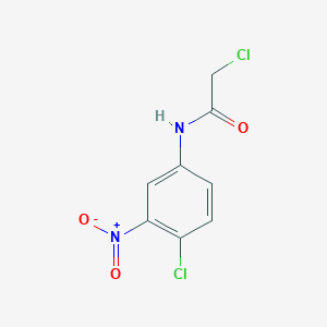 molecular formula C8H6Cl2N2O3 B181759 2-氯-N-(4-氯-3-硝基苯基)乙酰胺 CAS No. 196935-03-2