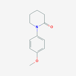 molecular formula C12H15NO2 B181796 1-(4-Methoxyphenyl)piperidin-2-one CAS No. 206753-46-0