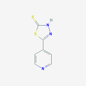 molecular formula C7H5N3S2 B181810 5-(Pyridin-4-yl)-1,3,4-thiadiazole-2-thiol CAS No. 13581-25-4