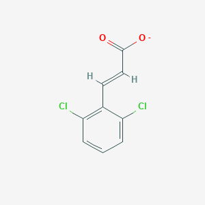 molecular formula C9H5Cl2O2- B181815 2,6-二氯肉桂酸 CAS No. 5345-89-1