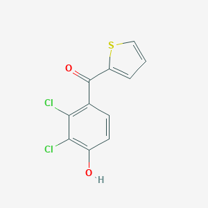 molecular formula C11H6Cl2O2S B018182 2,3-二氯-4-羟基苯基 2-噻吩基酮 CAS No. 40180-03-8