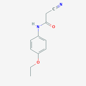 molecular formula C11H12N2O2 B181841 2-cyano-N-(4-ethoxyphenyl)acetamide CAS No. 51838-07-4