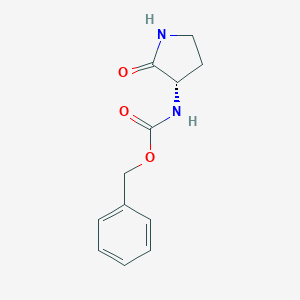 molecular formula C12H14N2O3 B181842 (S)-苄基(2-氧代吡咯烷-3-基)碳酸酯 CAS No. 118507-50-9