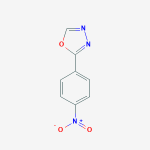 molecular formula C8H5N3O3 B181851 2-(4-硝基苯基)-1,3,4-噁二唑 CAS No. 4291-13-8