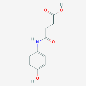 molecular formula C10H11NO4 B181852 4-(4-羟基苯胺基)-4-氧代丁酸 CAS No. 62558-67-2