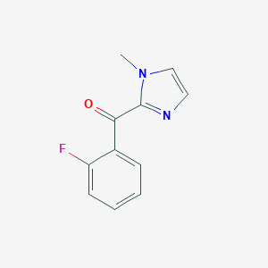 B181903 (2-Fluorophenyl)(1-methyl-1H-imidazol-2-YL)methanone CAS No. 30148-19-7