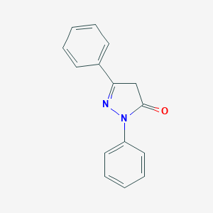molecular formula C15H12N2O B181913 3H-Pyrazol-3-one, 2,4-dihydro-2,5-diphenyl- CAS No. 4845-49-2