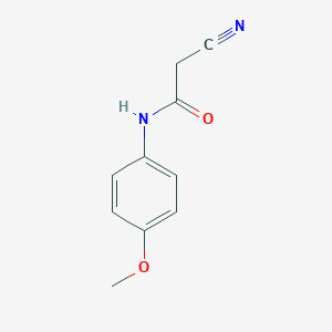 B181935 2-Cyano-N-(4-methoxyphenyl)acetamide CAS No. 5382-38-7