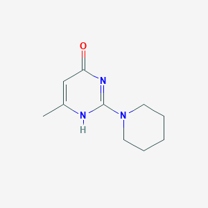 B181948 6-Methyl-2-(piperidin-1-yl)pyrimidin-4-ol CAS No. 42487-69-4