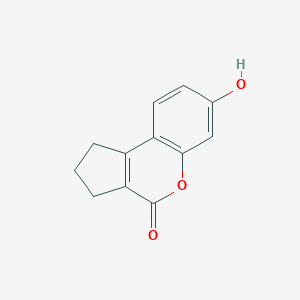 molecular formula C12H10O3 B181953 7-羟基-2,3-二氢环戊并[c]色烯-4(1H)-酮 CAS No. 21260-41-3