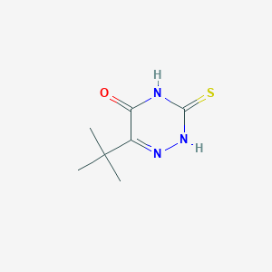 molecular formula C7H11N3OS B181969 6-叔丁基-3-硫代-1,2,4-三嗪-5(4H)-酮 CAS No. 66392-60-7