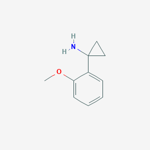 molecular formula C10H13NO B181973 1-(2-甲氧基苯基)环丙胺 CAS No. 503417-32-1