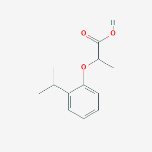 molecular formula C12H16O3 B181985 2-(2-异丙基苯氧基)丙酸 CAS No. 161790-37-0