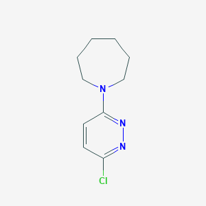 molecular formula C10H14ClN3 B182009 1-(6-氯吡哒嗪-3-基)氮杂环己烷 CAS No. 312318-48-2