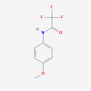 molecular formula C9H8F3NO2 B182028 2,2,2-三氟-N-(4-甲氧基苯基)乙酰胺 CAS No. 332-34-3