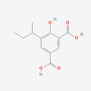 molecular formula C12H14O5 B182039 5-sec-Butyl-4-hydroxyisophthalic acid CAS No. 13253-09-3