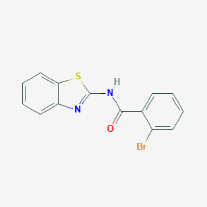 molecular formula C14H9BrN2OS B182047 N-(1,3-Benzothiazol-2-yl)-2-bromobenzamide CAS No. 121189-76-2