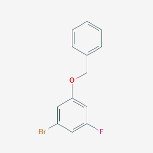 molecular formula C13H10BrFO B182048 1-(Benzyloxy)-3-bromo-5-fluorobenzene CAS No. 130722-44-0