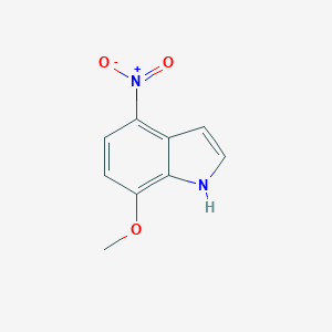 molecular formula C9H8N2O3 B182110 7-甲氧基-4-硝基-1H-吲哚 CAS No. 175913-32-3